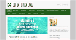 Desktop Screenshot of feetonforeignlands.com